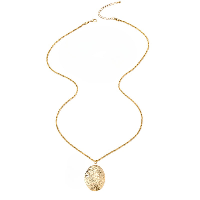 Planderful Vienna Verve Necklace – Fashionable Metal Geometric Design