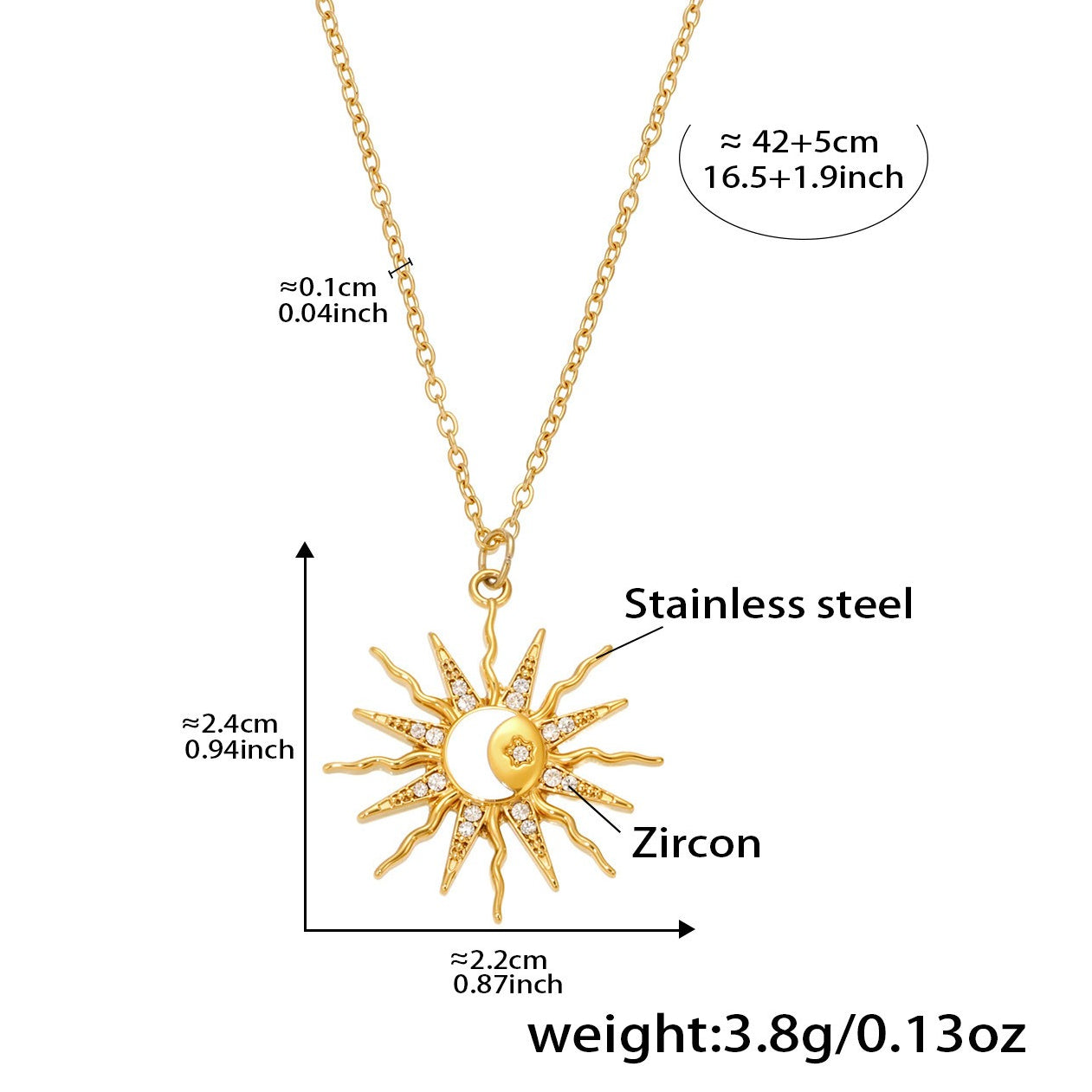 Planderful Ocean Charm Necklace For Women Titanium Steel