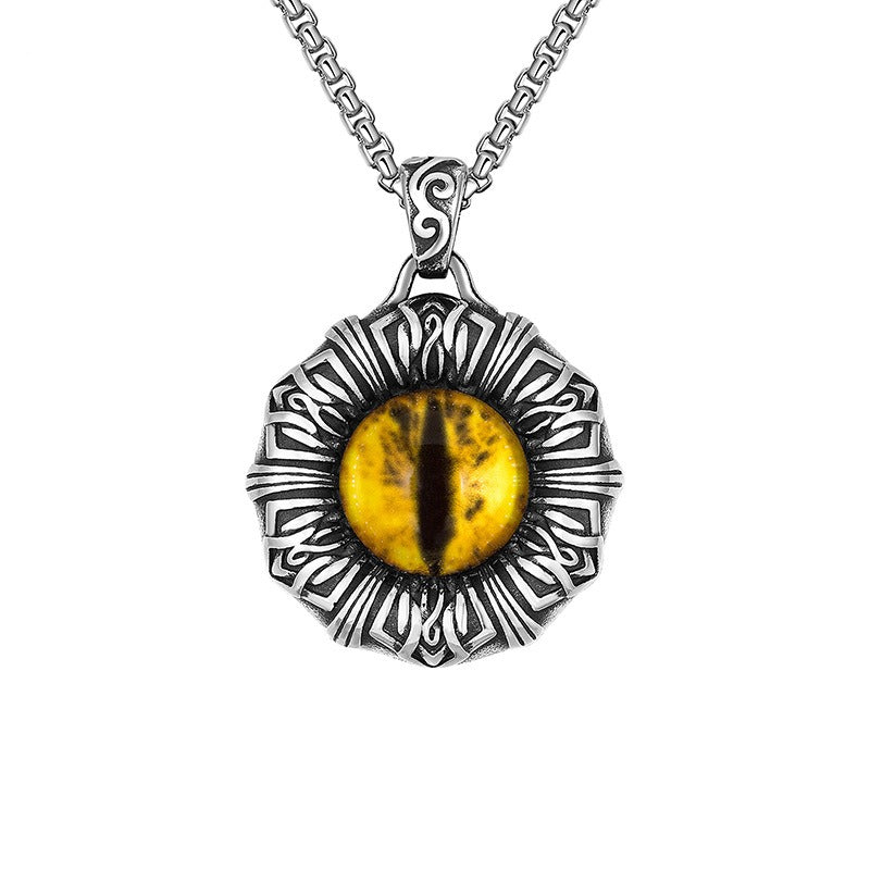Steel Necklace - Statement Men's Necklace