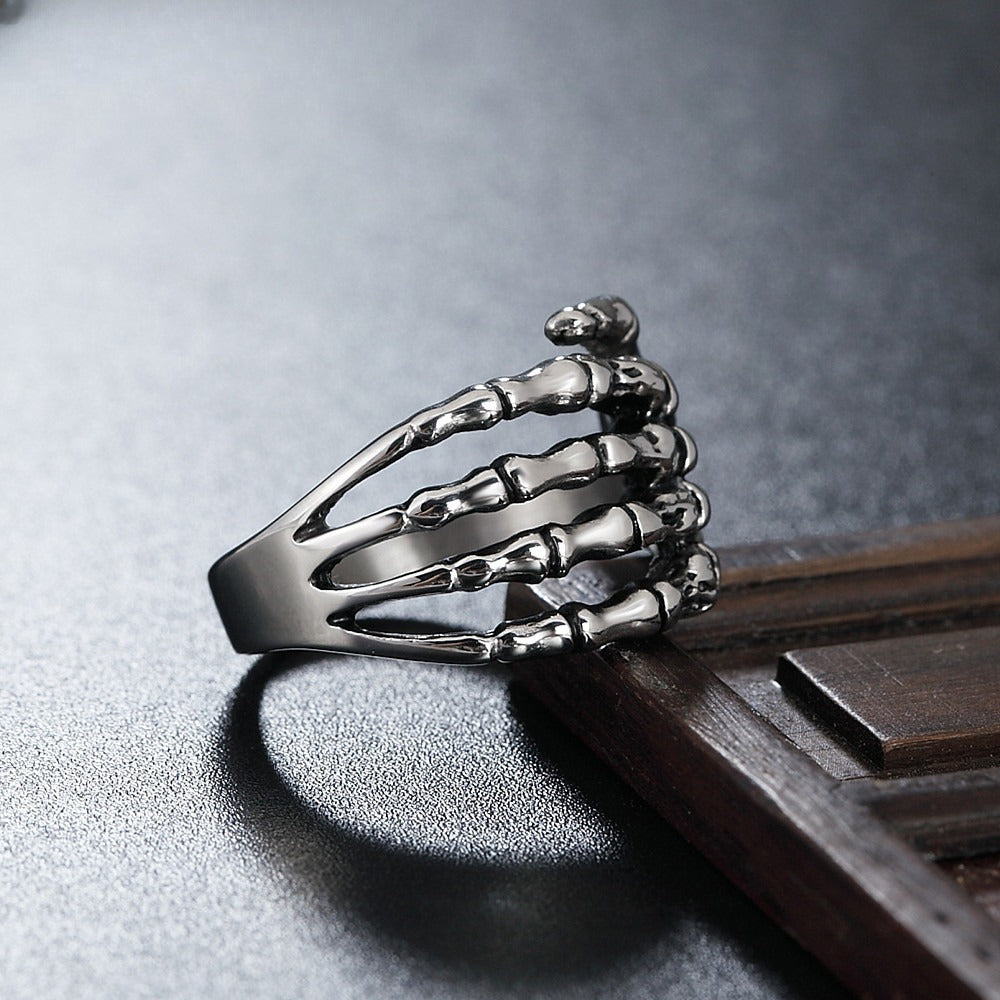 Ghost Claw Skull Titanium Steel Ring