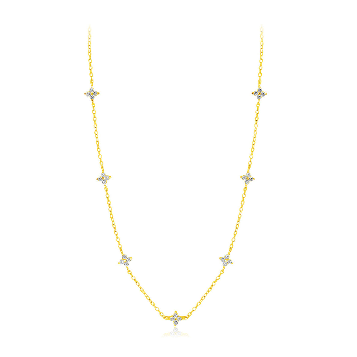 Planderful Everyday Genie Four-Leaf Clover Necklace – Timeless Elegance and Versatility