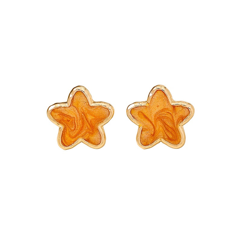 Planderful Vienna Verve Earrings – Stylish Metal Starfish Design