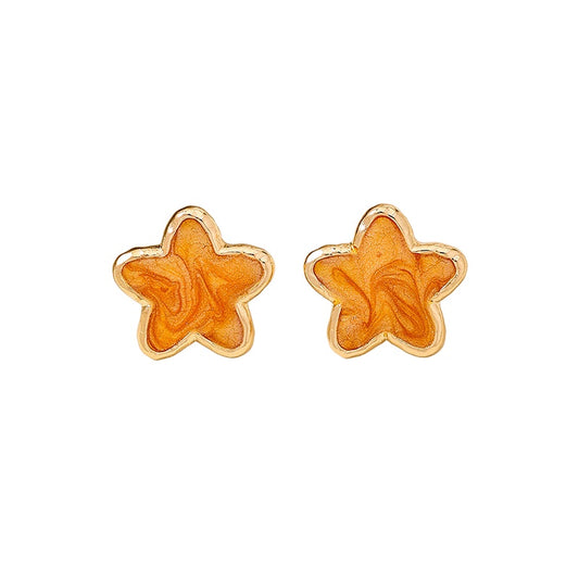 Planderful Vienna Verve Earrings – Stylish Metal Starfish Design
