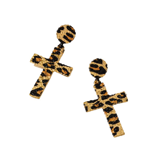 Planderful Vienna Verve Earrings – Trendy Metal Geometric Design