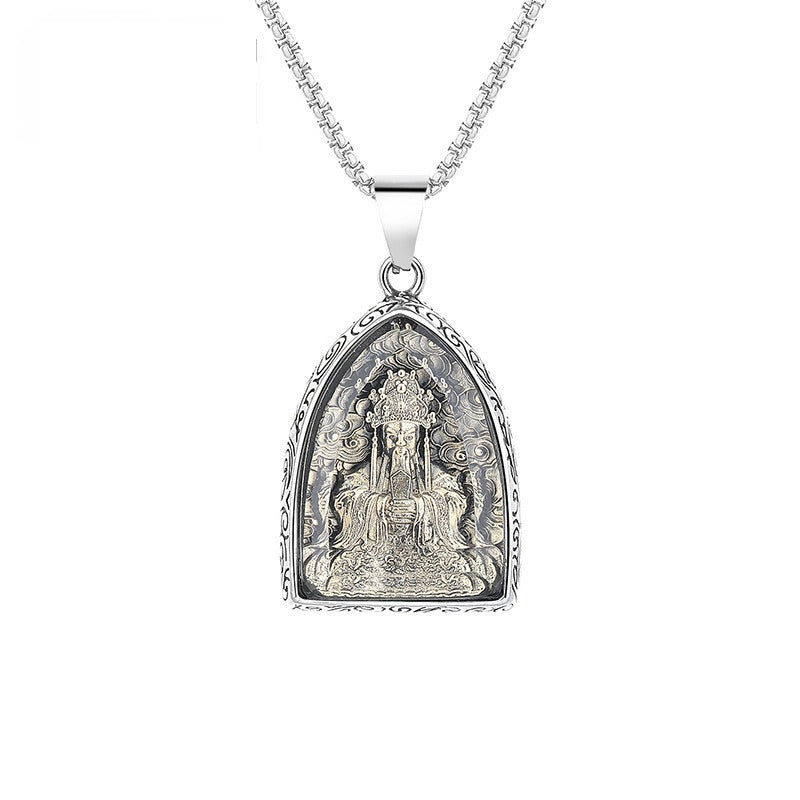 Stainless Steel Necklace – Vintage Zodiac Pendant