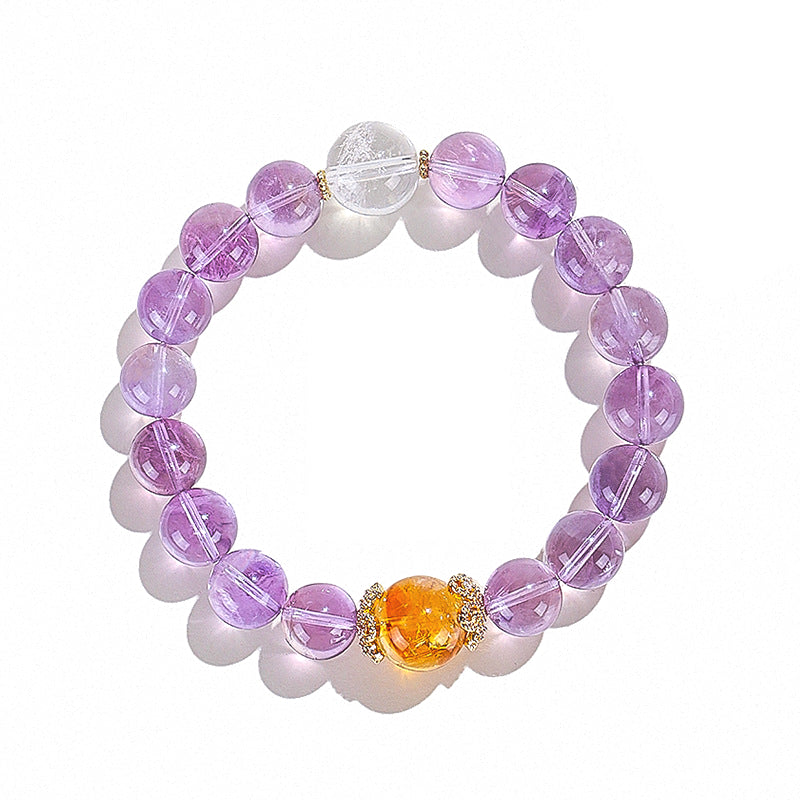 Planderful Fortune's Favor Bracelet – Elegant Amethyst Crystal Design