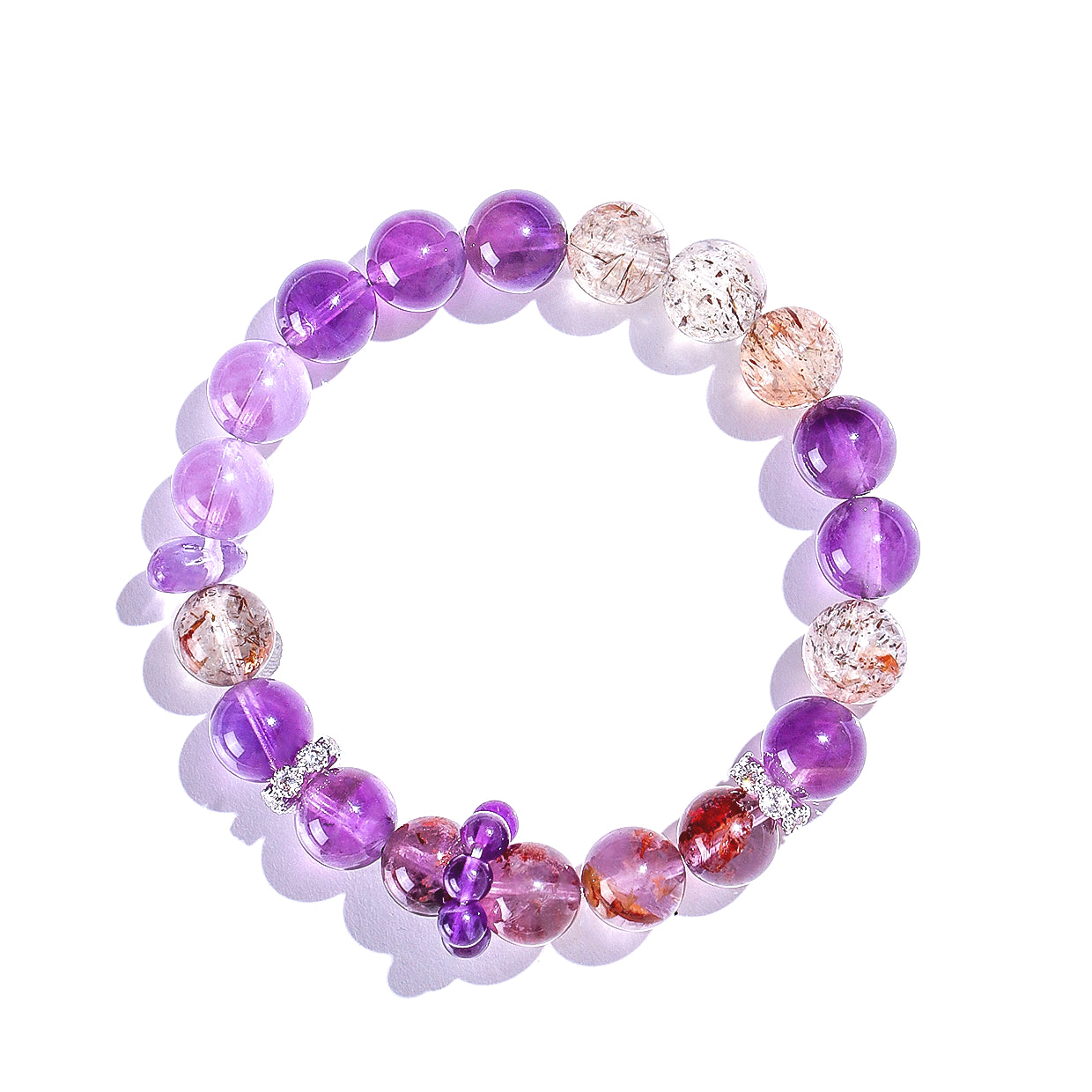 Planderful Fortune's Favor Bracelet – Natural Amethyst Crystal Design