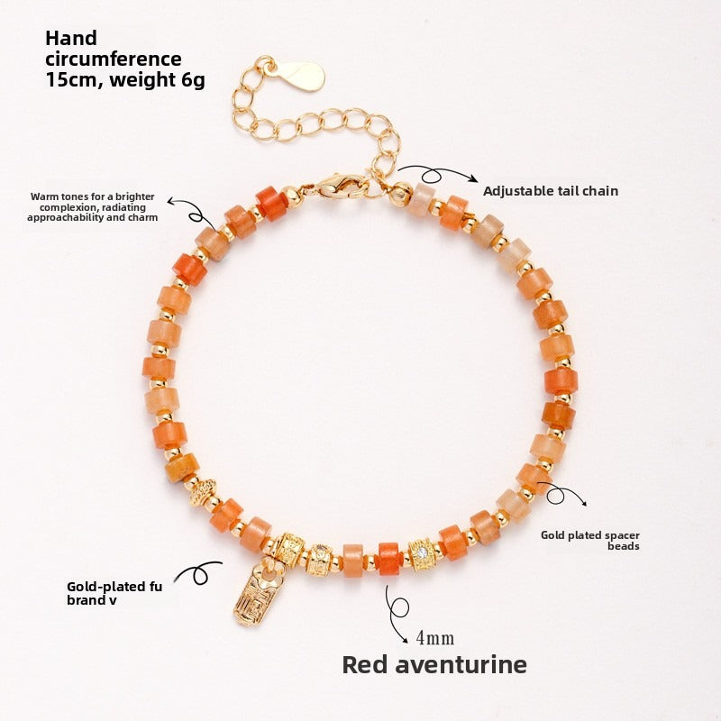 Blue Aventurine Adjustable Bracelet