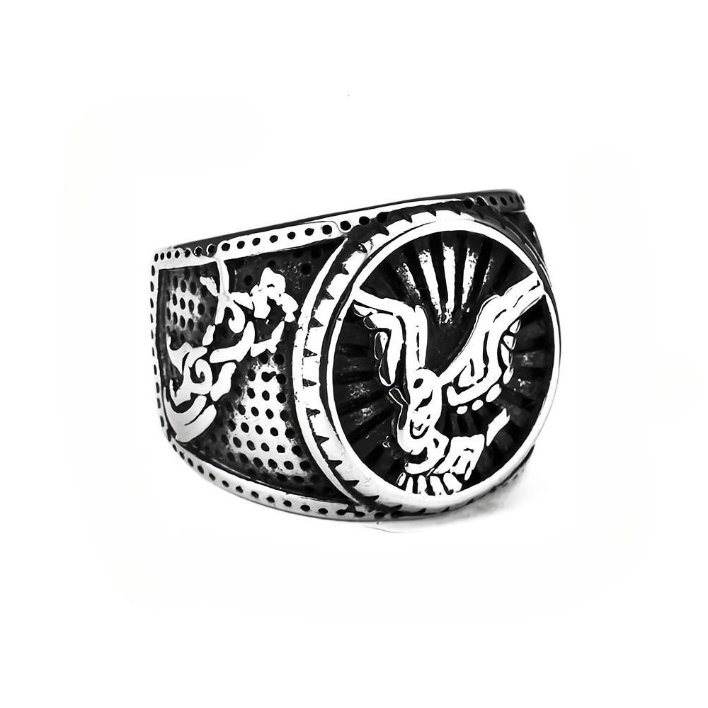 New European and American Style Jewelry Eagle Retro Ring