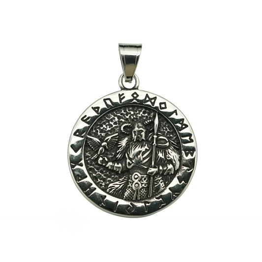 Vintage Viking Stainless Steel Pendant Necklace