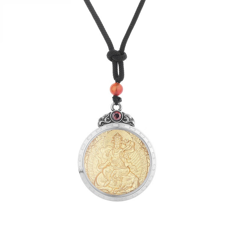 Steel Necklace – Statement Chinese Zodiac Buddha Saints