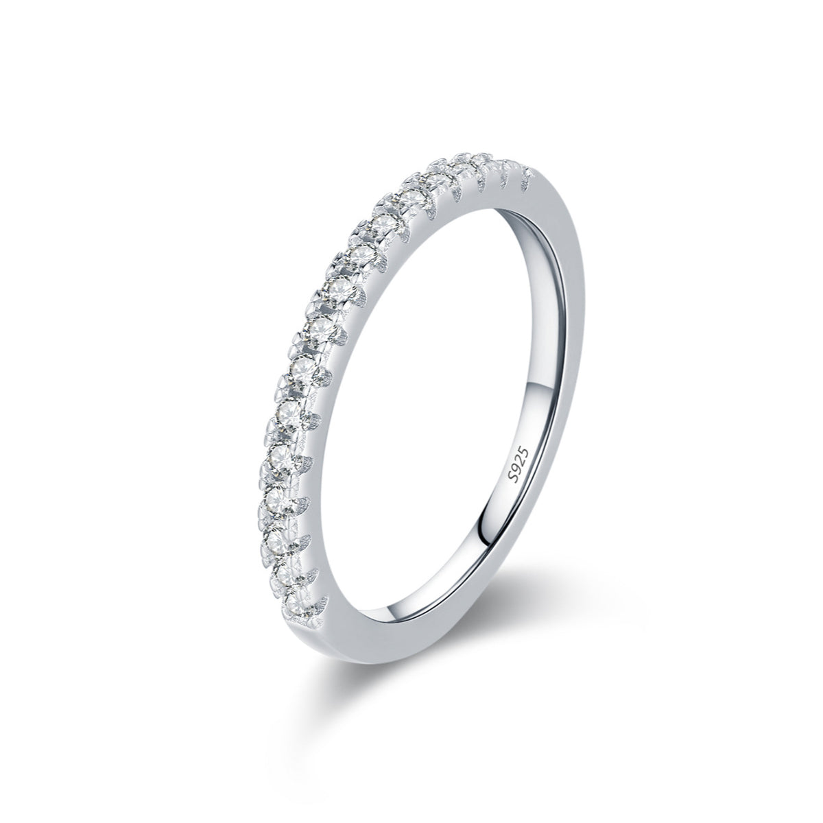 Planderful Everyday Genie Ring – Elegant Sterling Silver with Shining Zircon