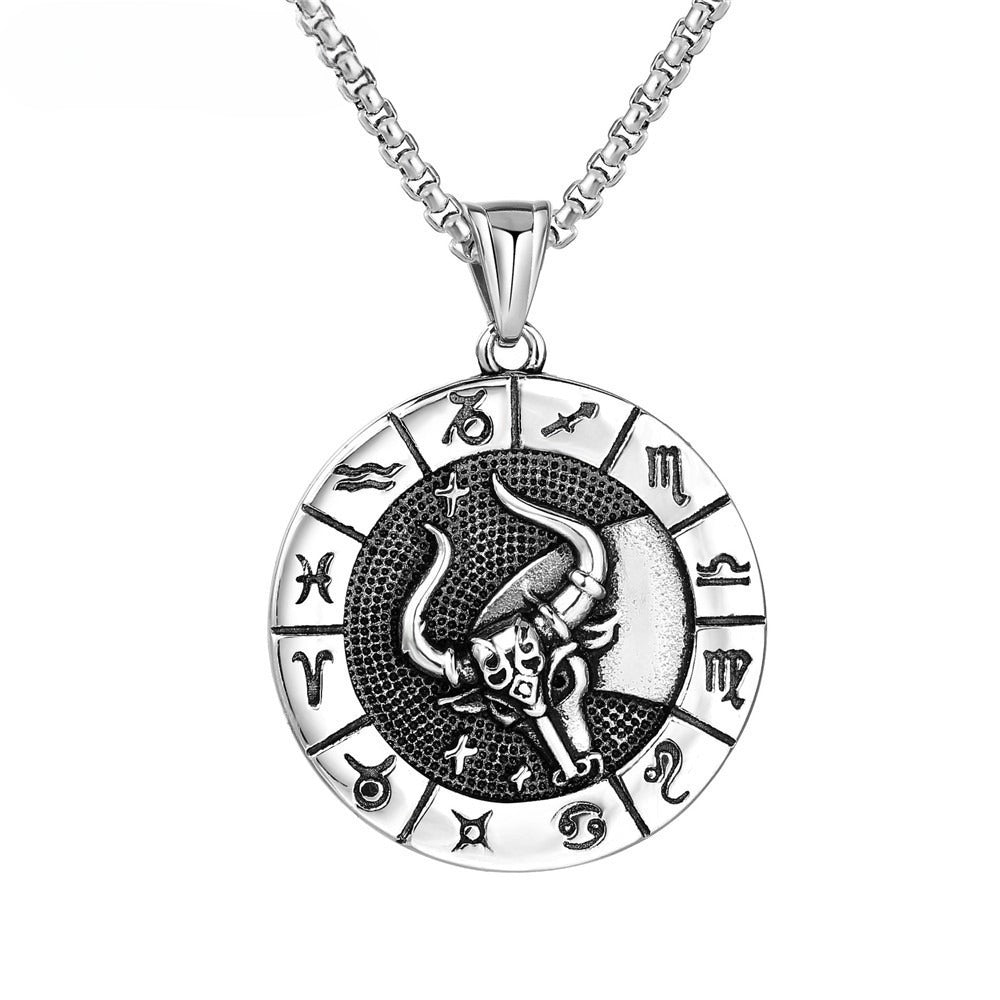Constellations Pendant Titanium Steel Unisex Protection Statement Planderful Everyday Genie Gift
