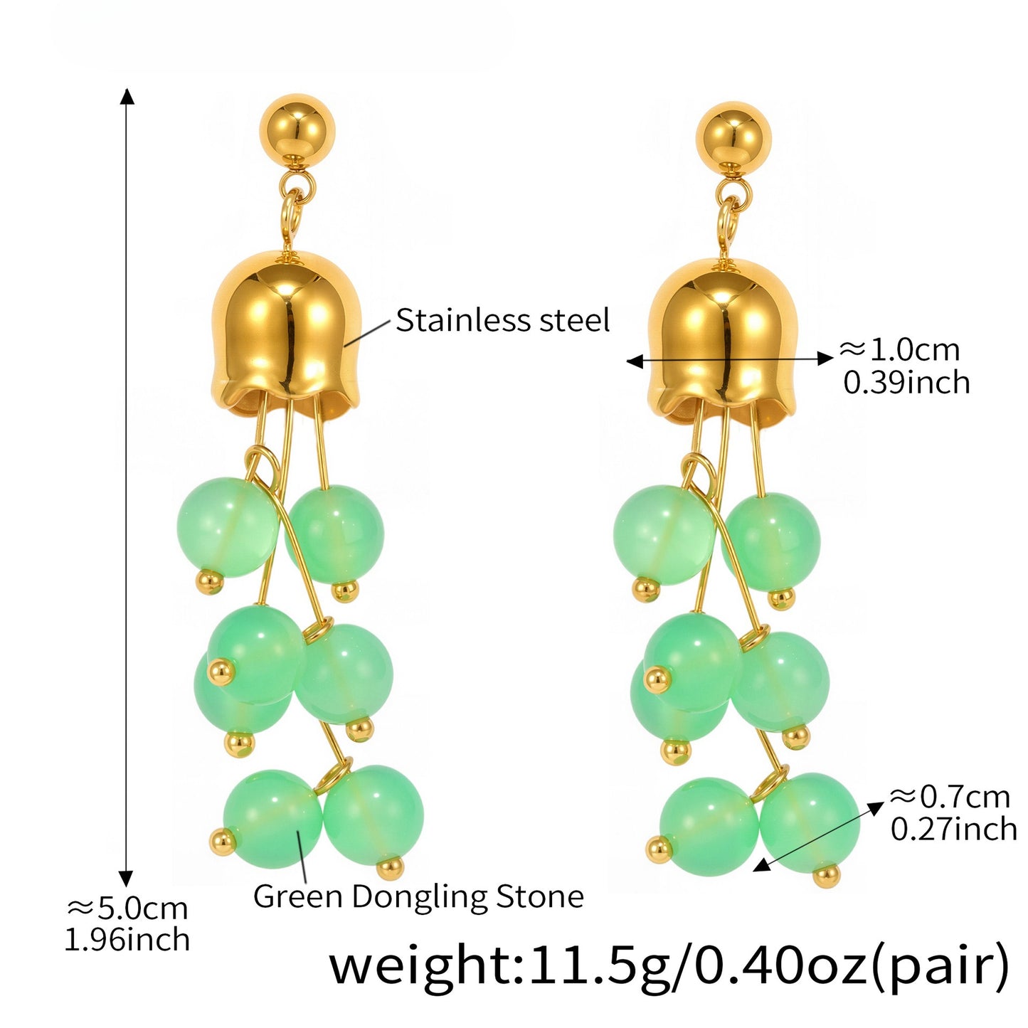 Planderful Turquoise Tassel Earrings Women Everyday Genie