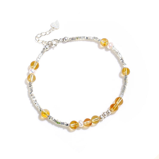 Planderful Fortune's Favor Bracelet – Elegant Crystal Beaded Design