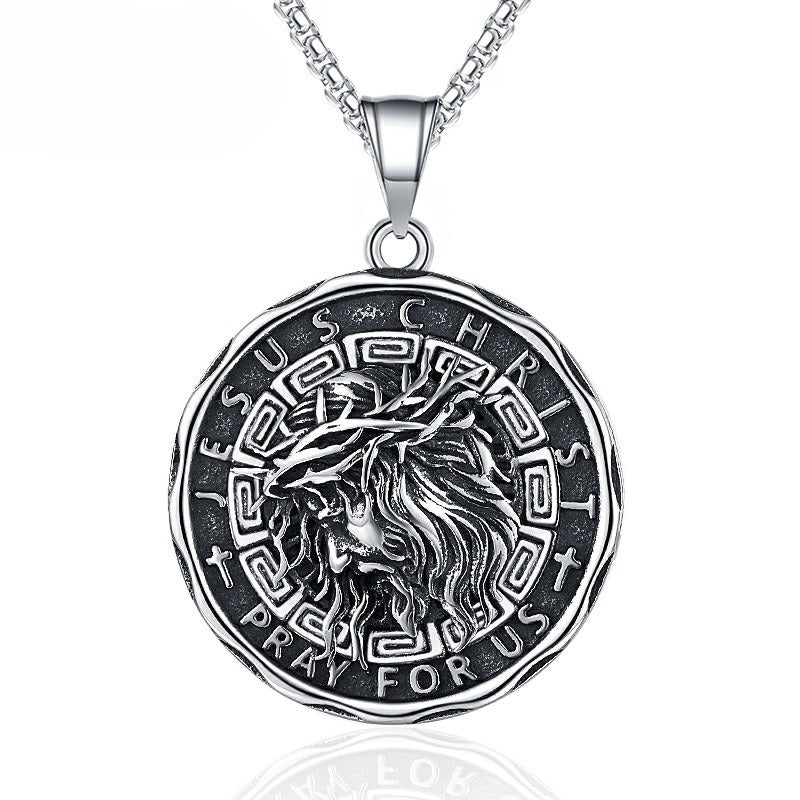 Steel Necklace - Statement Mens Hip Hop Pendant