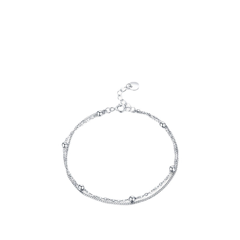 Everyday Genie Sterling Silver Double Bracelet