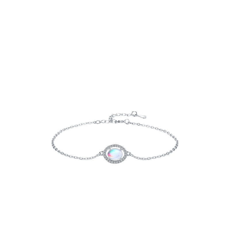 Moonlight Stone Sterling Silver Bracelet
