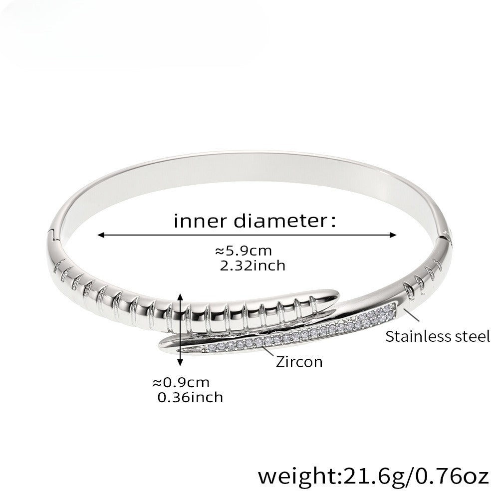 Planderful Everyday Genie Zircon Opening Bracelet Women