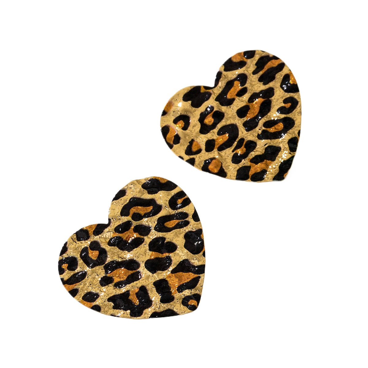 Planderful Vienna Verve Earrings – Chic Retro Leopard Print Design