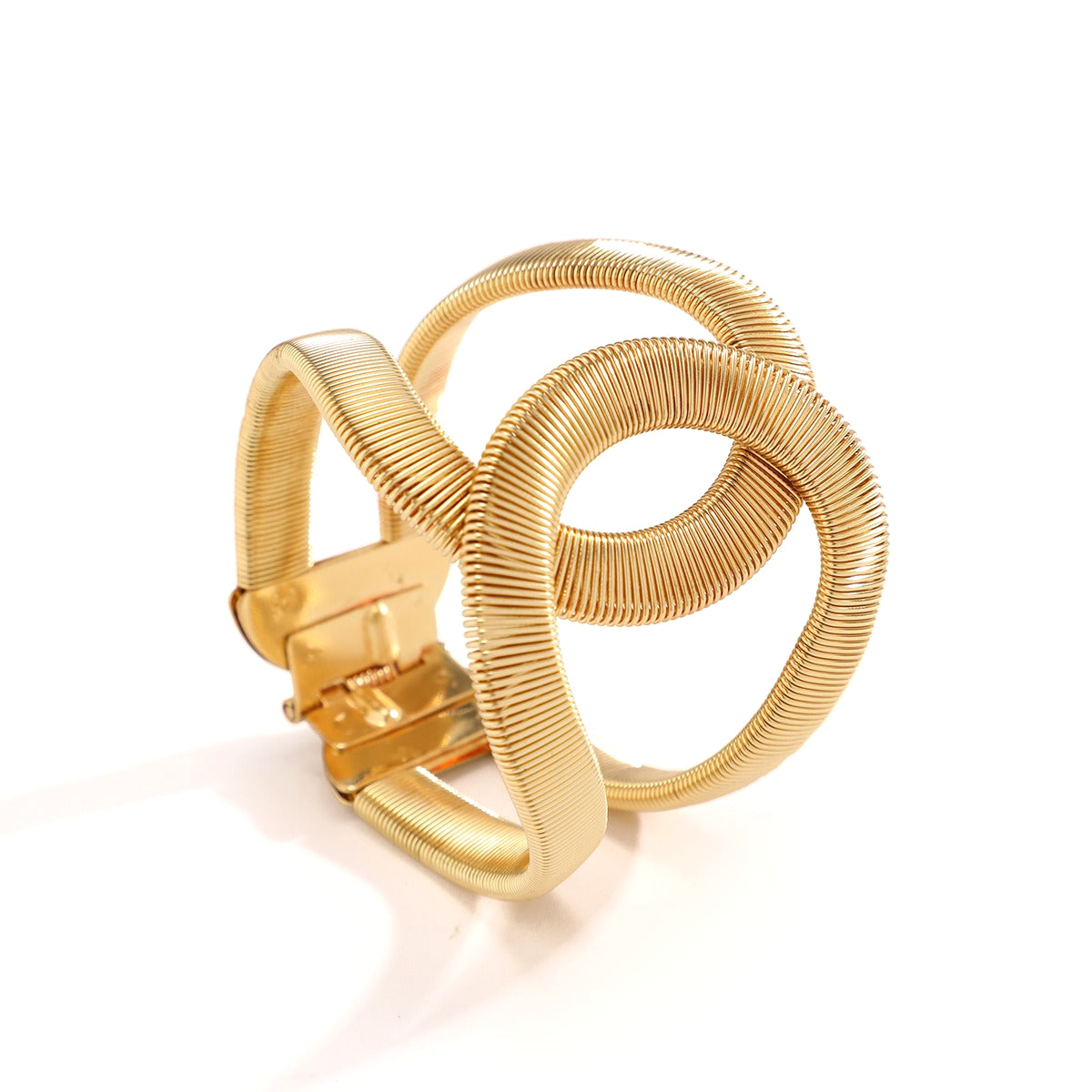 Planderful Double C Ring Bracelet For Women Trendy Vienna Verve Metal Jewelry Statement