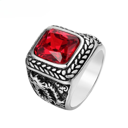 Dragon Ring Titanium Steel Personalized Protection Talisman Unisex For Men And Women Planderful