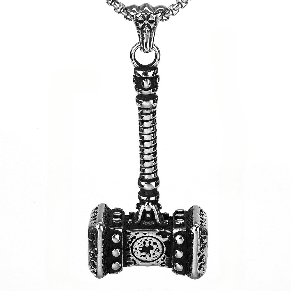 Domineering Solid Thor's Hammer Viking Pendant Jewelry for Men