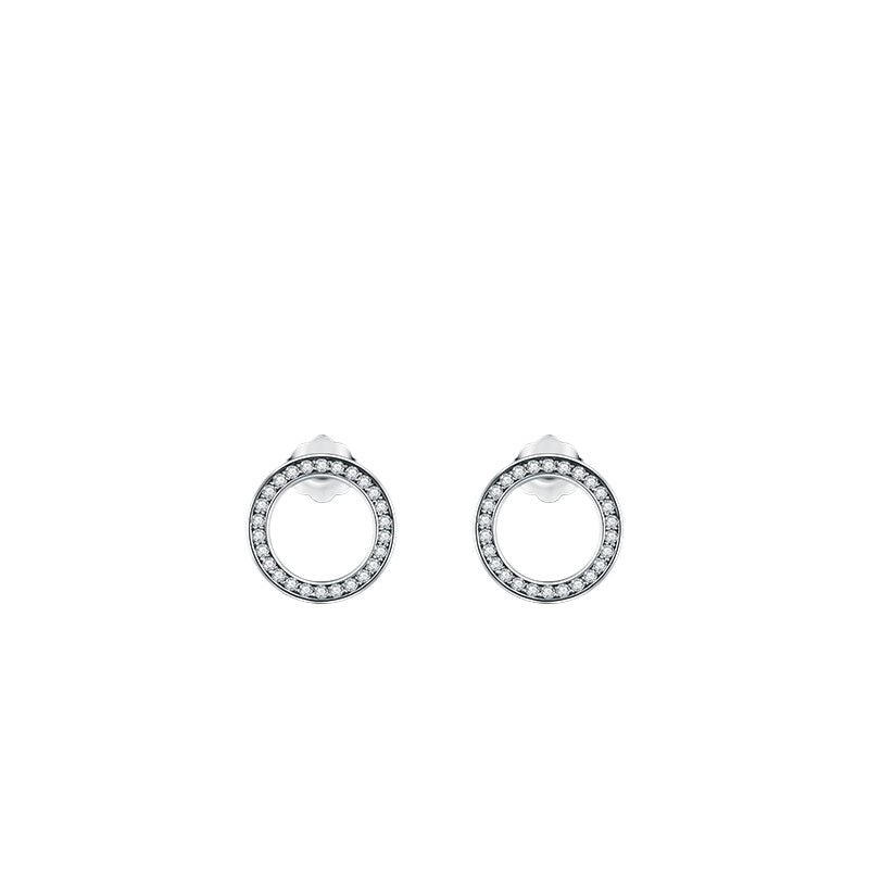 925 Sterling Silver Round Zircon Jewelry Set