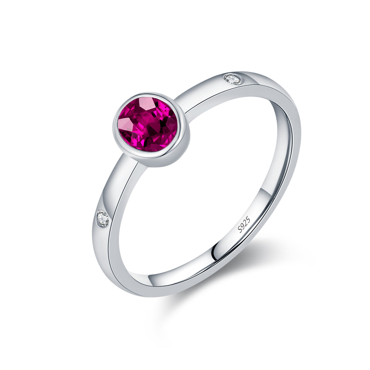 Planderful Gala Fireworks Ring – Stunning Pigeon Blood Red Zircon Design