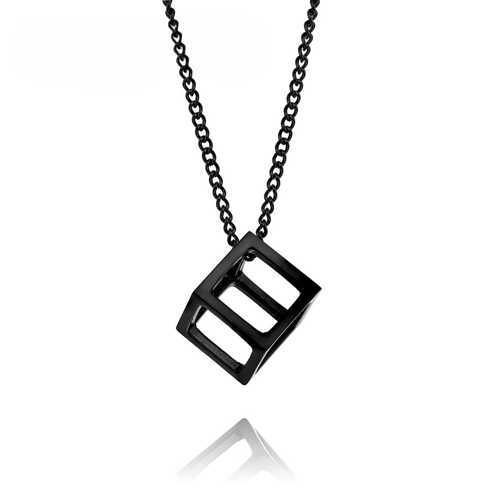 Japanese And Korean Style Hip Hop Rubik's Cube Pendant