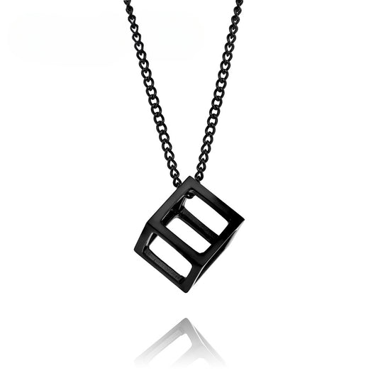 Japanese And Korean Style Hip Hop Rubik's Cube Pendant