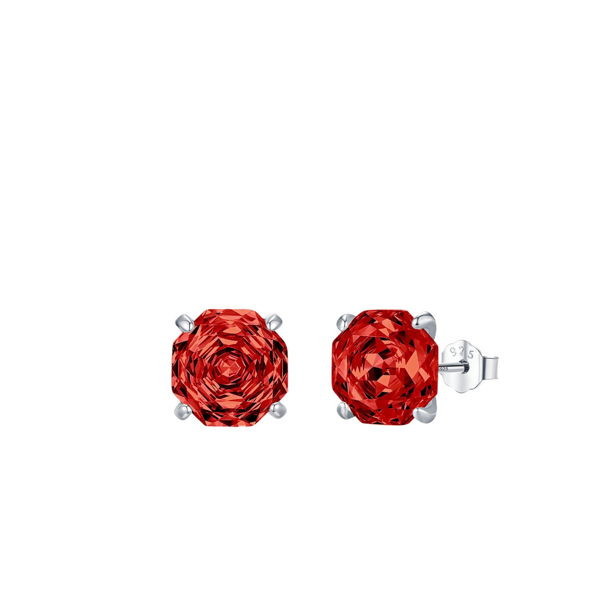 925 Sterling Silver Rose-Cut Cartilage Stud