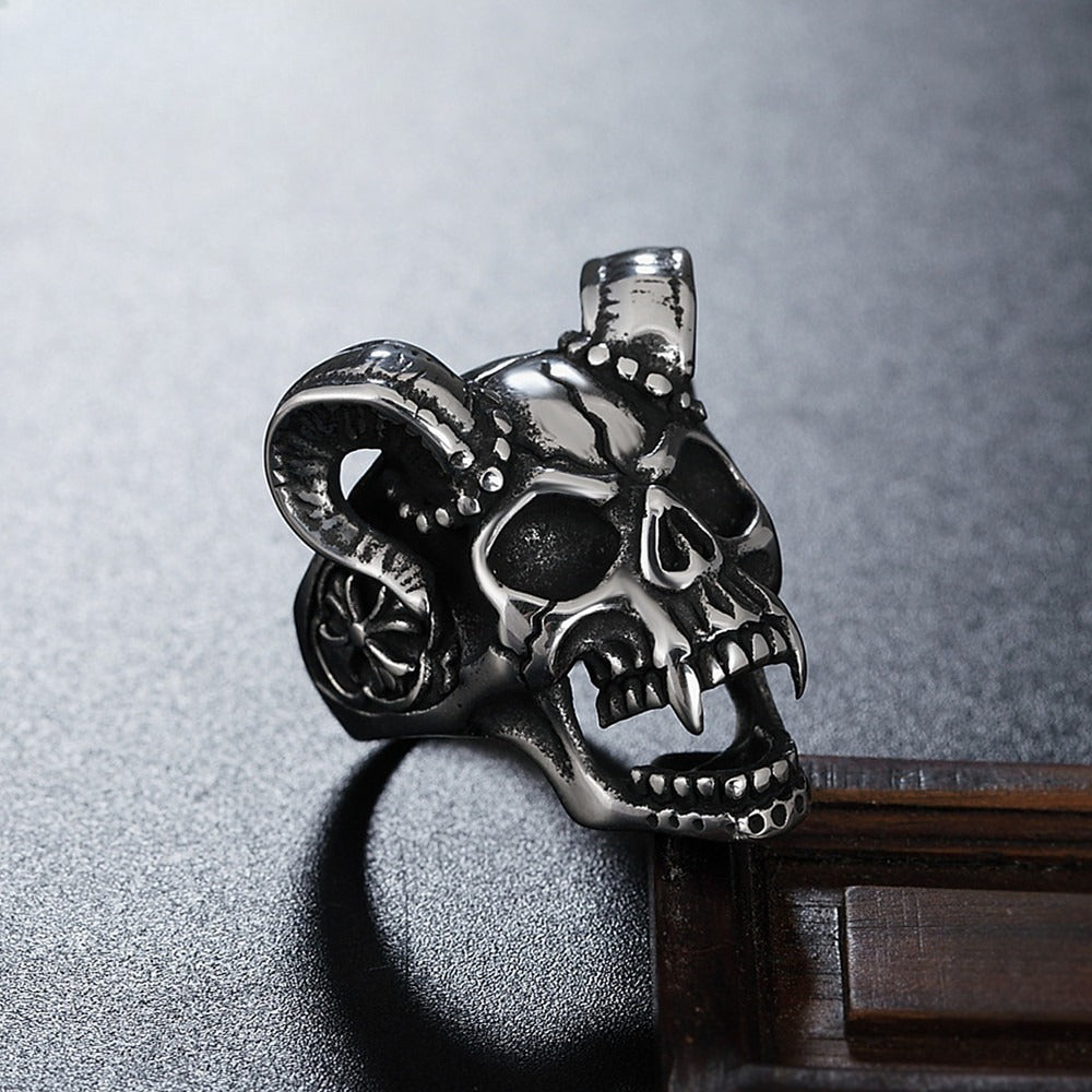 Titanium Steel Devil Ring