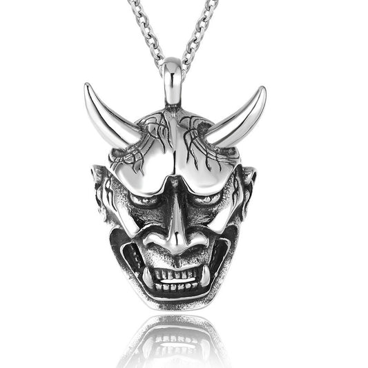 Halloween Demon Titanium Steel Necklace for Men