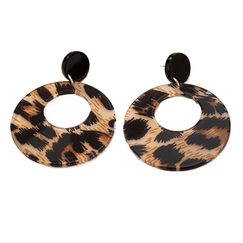 Planderful Vienna Verve Earrings – Personalized Retro Acrylic Design