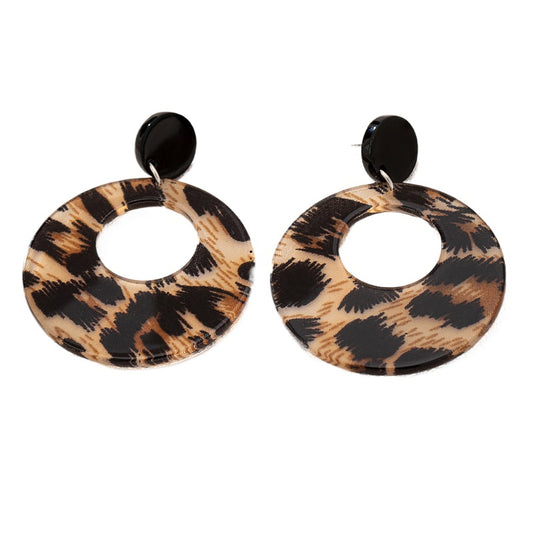 Planderful Vienna Verve Earrings – Personalized Retro Acrylic Design