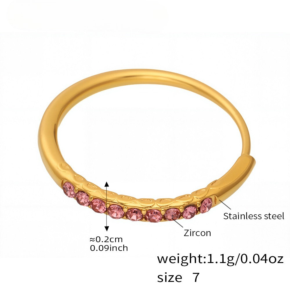 Planderful Zircon Ring Super Flash 5A For Trendsetters