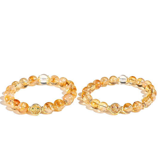 Planderful Fortune's Favor Bracelet – Elegant White Crystal Design