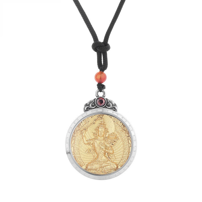 Steel Necklace – Statement Chinese Zodiac Buddha Saints
