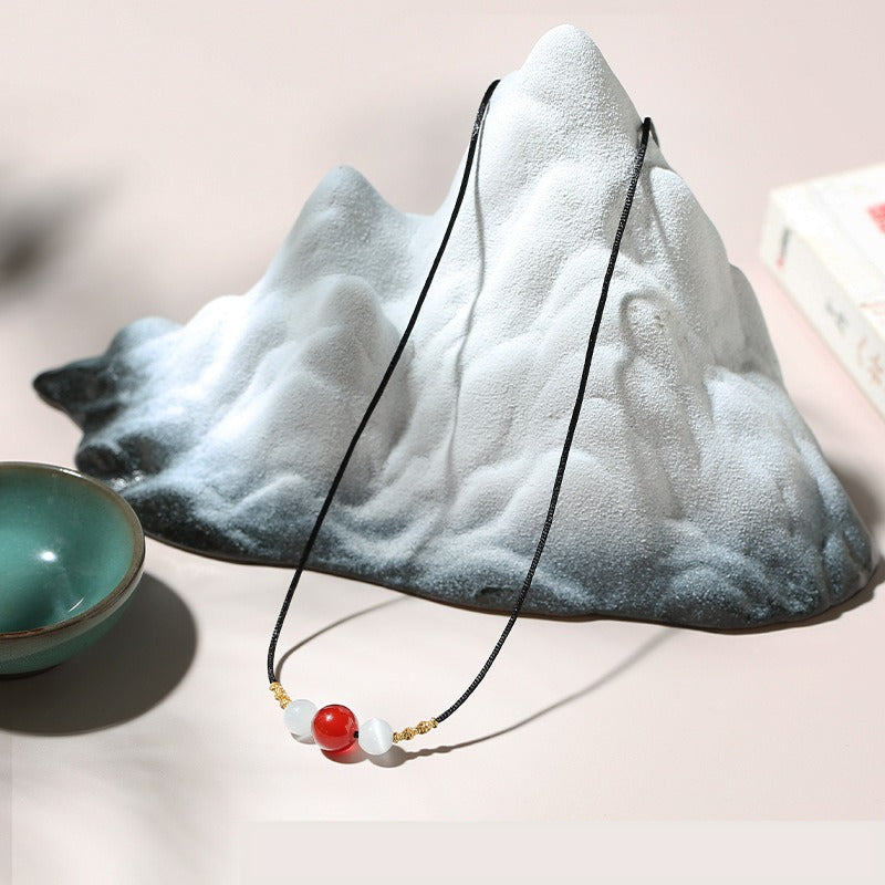 Agate Zodiac Necklace
