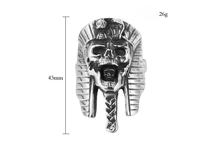 Titanium Steel Pharaoh Ring