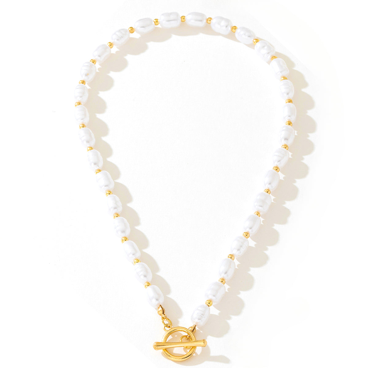 Planderful Vienna Verve Necklace – Elegant Irregular OT Buckle Design