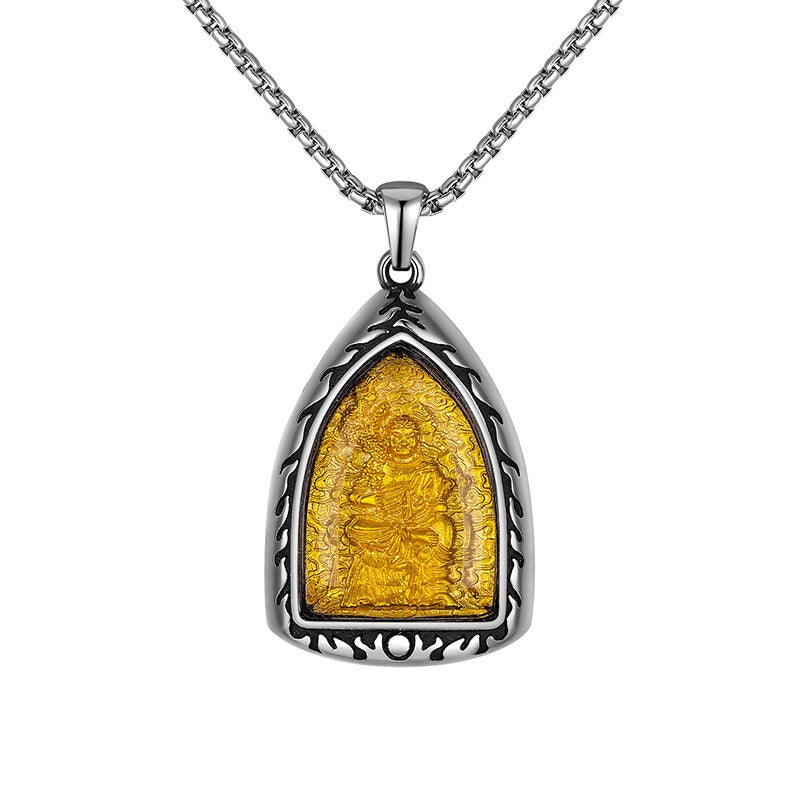 Steel Necklace – Elegant Chinese Zodiac Pendant