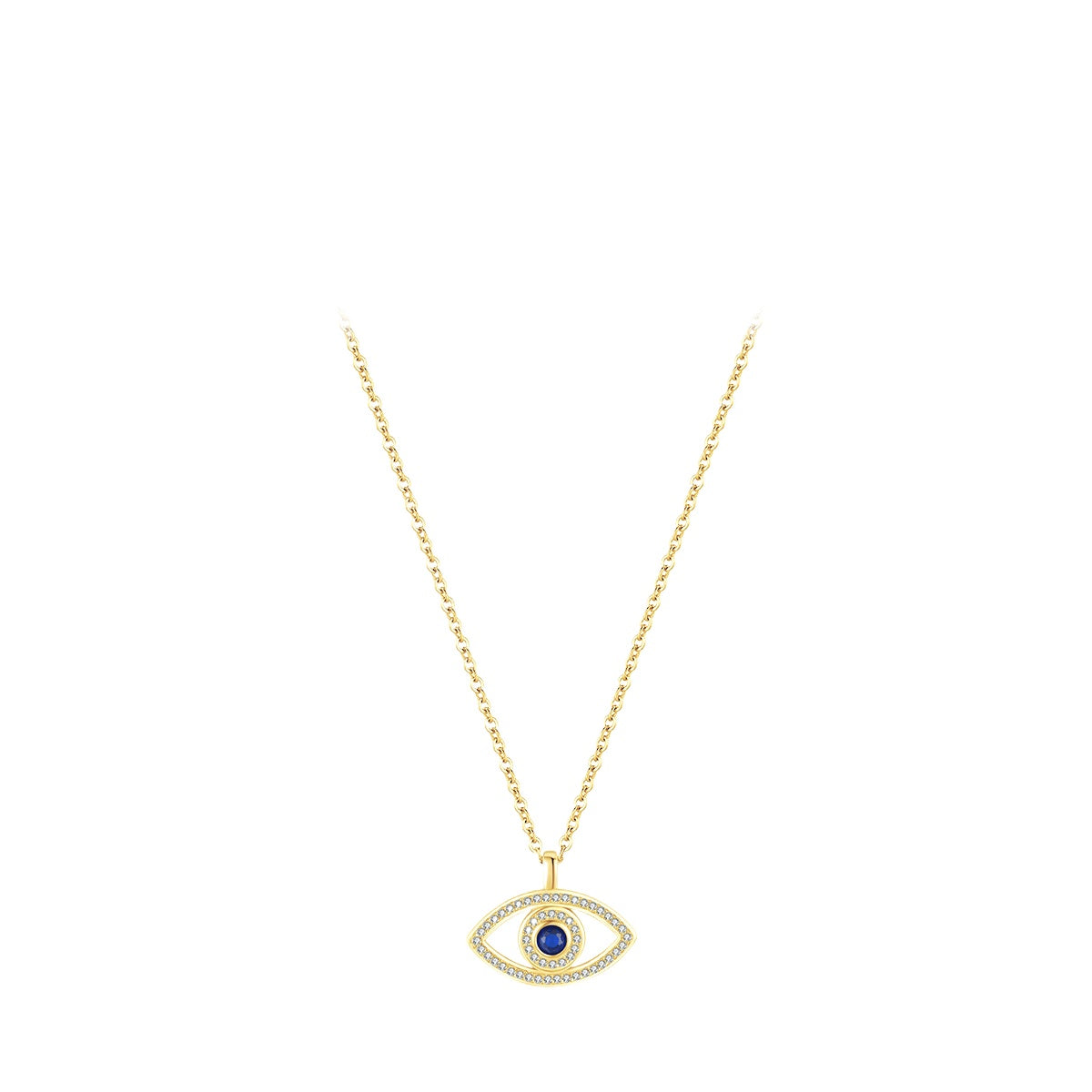 925 Sterling Silver Blue Eye Turquoise Necklace