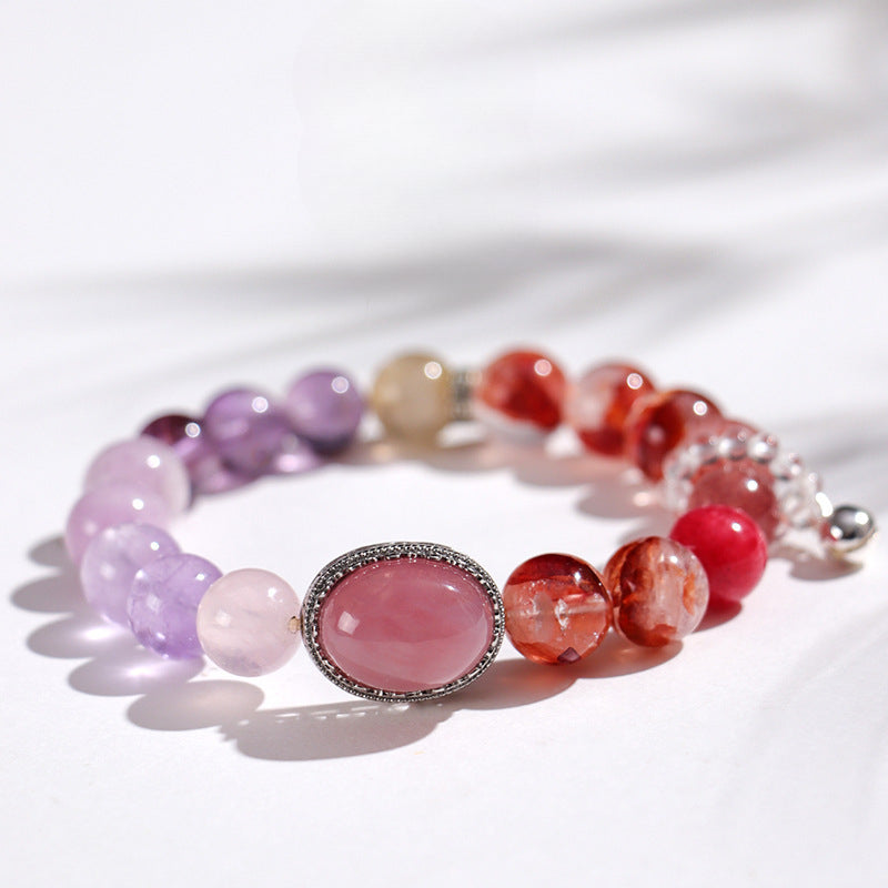 Planderful Fortune's Favor Bracelet – Unique Lavender Amethyst Beads