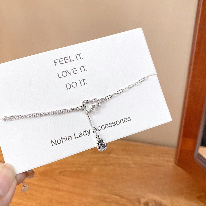 Statement Crushed 925 Sterling Silver Women's Bracelet