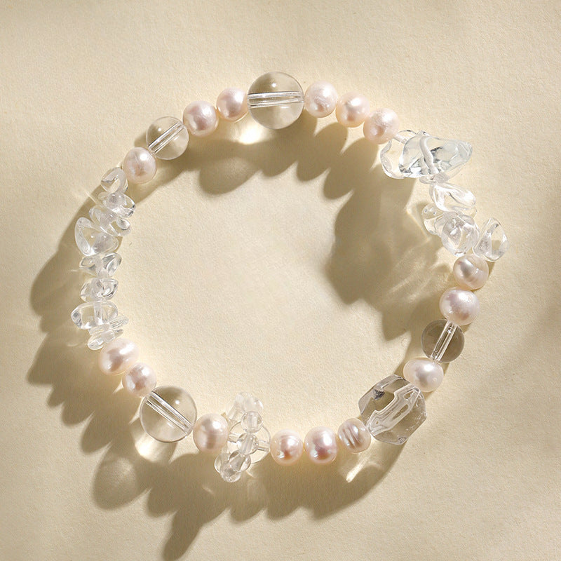 Planderful Fortune's Favor Bracelet – Elegant Koi Design with Freshwater Pearls
