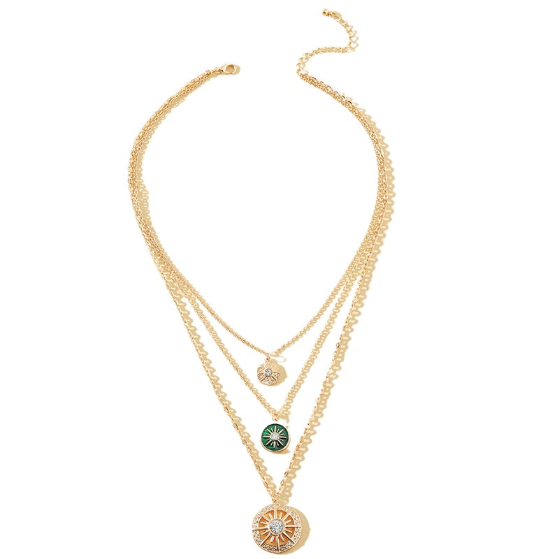 Elegant Vienna Verve Metal Necklace Sweater Chain - Luxurious Design