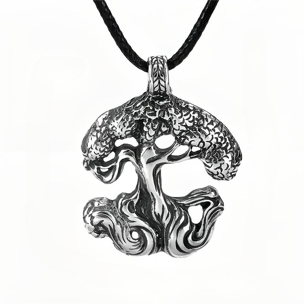 Foreign Trade Nordic Mythology Viking Tree of Life Pendant Necklace
