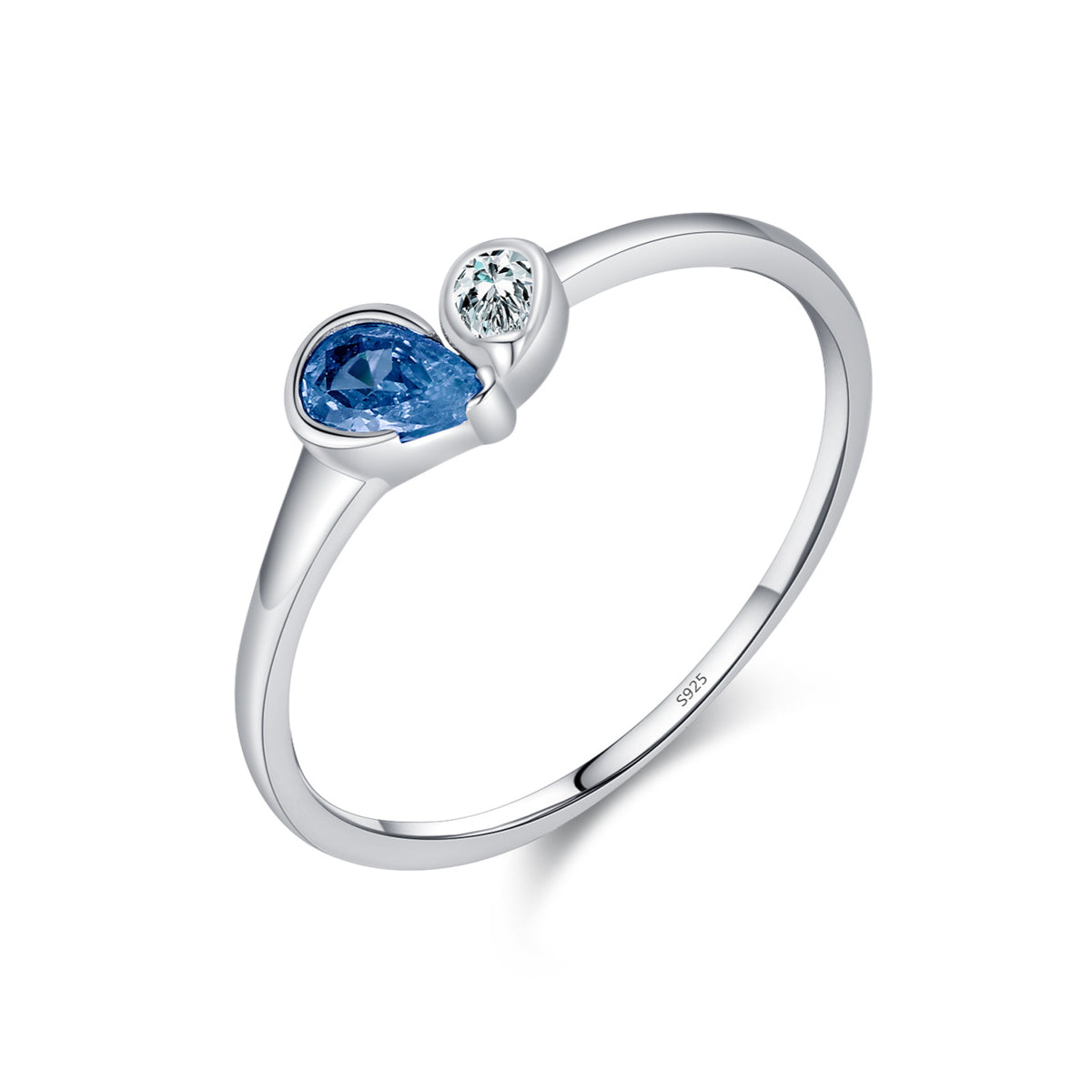 Planderful Everyday Genie Ring – Elegant Two-Color Zircon Design